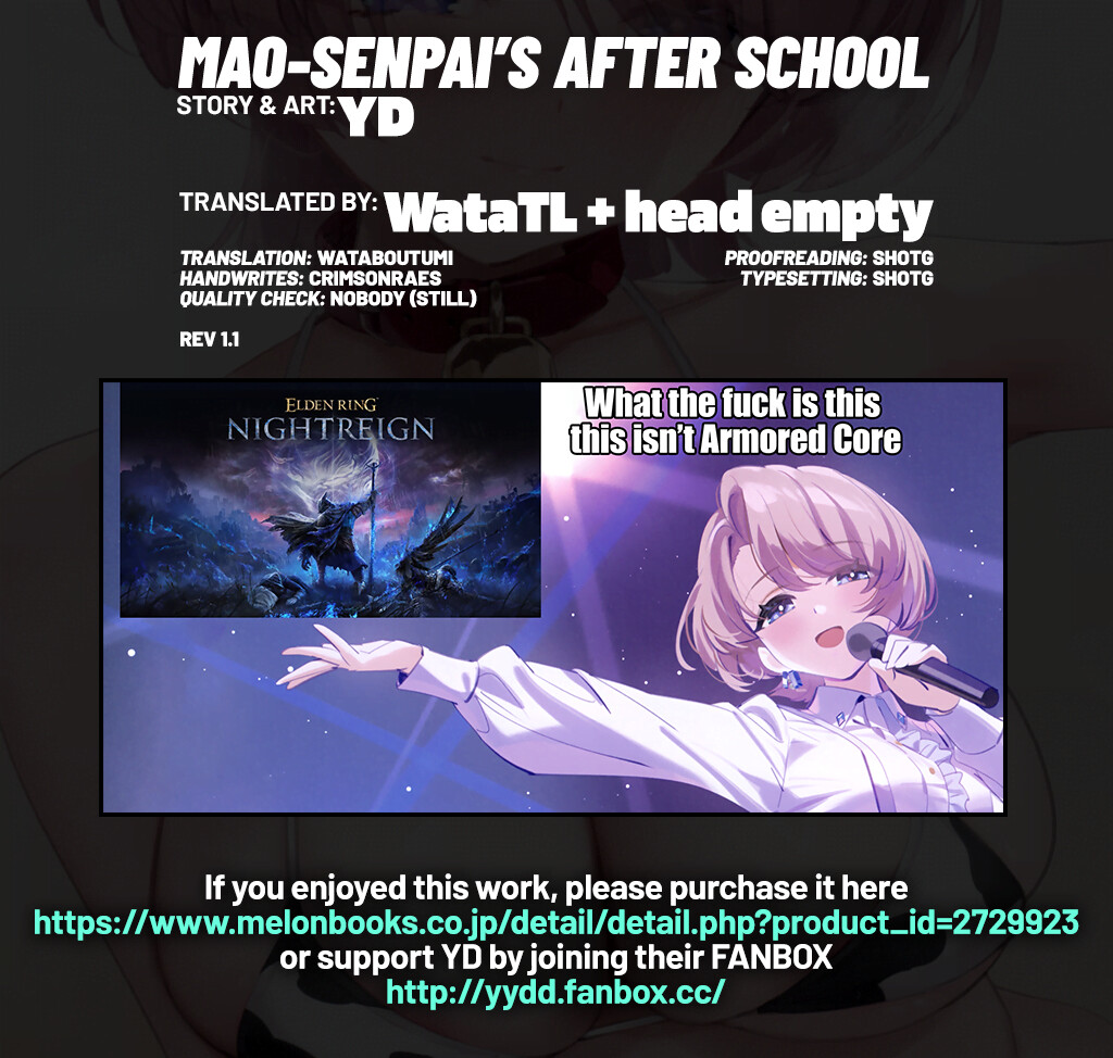 Hentai Manga Comic-Mao-senpai's After School-Read-31